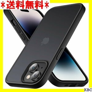 COSOIK iPhone 15 用 ケース 半透明 ル付き 6.1インチ アイフォン 15用カバー ブラック 274