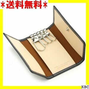 アビエス 日本製 本革 キーケース プリズム 角シボ型押し牛革 18