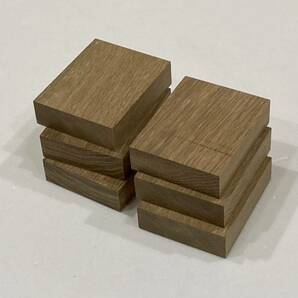 送料無料 ナラ 楢 無垢材 6個セット / 端材 ブロック ハンドメイド素材 材料 素材 DIY 銘木 堅木 紅葉樹の画像1