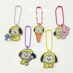 【1セットのみ】韓国製作者 マスタニム BTS JINMIN ジミン BT21 CHIMMY チミー アクリルキーホルダーセット