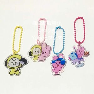 韓国製作者 マスタニム BTS JINMIN ジミン&ジョングク BT21 CHIMMY&COOKY アクリルキーホルダーセット