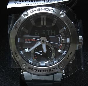 未使用 CASIO G-SHOCK G-STEEL GST-B200-1AER 並行輸入モデル 樹脂ベルト タフソーラー Bluetooth スマートフォンリンク