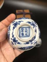 大明成化年製　煎茶碗　五客【箱有】_画像7