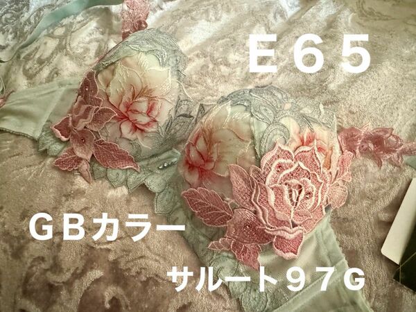 サルート　E65　【マレフィセント】　GB　ワコール　97G　店舗限定　Pアップ　新品タグ付　ブラジャー　ネイビー