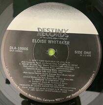 Soul disco record ソウル　ディスコ　レコード　Eloise Whitaker Eloise Whitaker(LP) 1981_画像3