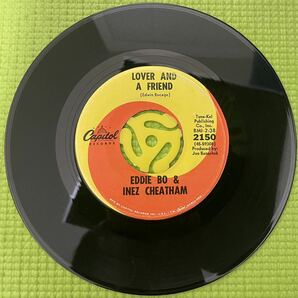 Soul funk raregroove record ソウル ファンク Eddie Bo & Inez Cheatham 「If I Had To Do It Over / Lover And A Friend」 7inchの画像1