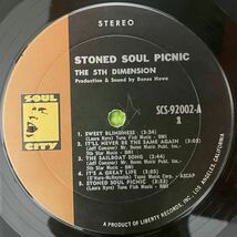 Soul rock sampling raregroove record ソウル　サンプリング　レアグルーブ　レコード　5th Dimension / Stoned Soul Picnic 1968_画像3