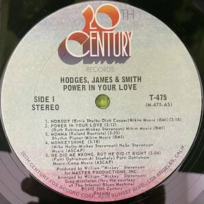 Soul sampling raregroove record ソウル サンプリング レアグルーブ レコード Hodges James and Smith Power In Your Love(LP) 1975の画像4