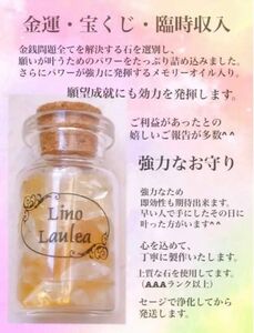 金運・宝くじ・臨時収入・商売繁栄などに＊金運アップ＊強力なお守り＊