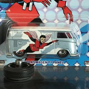 Hot Wheels POP CULTURE MARVEL VOLKSWAGEN T1 PANEL BUS COMBAT MEDIC ワーゲンバス コンバットメディック 2個セット ビートル DRAG BUSの画像2