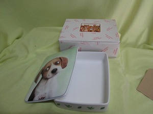 昭和レトロ　クニオ　コレクションMIKASA　KUNIO　COLLECTION　犬　陶器BOX　