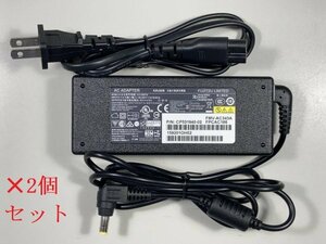 *34-2 piece set Fujitsu AC adapter /FMV-AC343A/19V4.74A A13-090P2A②