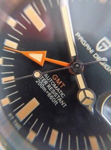 GMT　Ⅱ　オレンジ　オマージュ　自動巻きムーブメント　新品　未使用　送付料無料 
