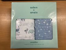 [未開封]aden anais swaddles スワドル(おくるみ)2枚　120cm×120cm ②_画像1