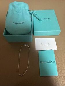 ティファニーブレスレット　ピンクサファイア　TIFFANY 