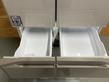 HITACHI　日立　ノンフロン冷凍冷蔵庫　型名：R-HW48R(XN）2021年製品　478L　まるごとチルド　特鮮氷温ルーム　新鮮スリープ野菜室　4711B_画像7