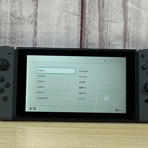 Nintendo Switch ニンテンドースイッチ Joy-Con（L）/（R）  グレー 本体 箱アリ 付属品アリ 初期化済 任天堂 4703Dの画像3