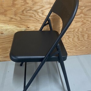 Supreme シュプリーム 折りたたみイス ブラック パイプ椅子 家具 インテリア コレクション ブランド 42812Cの画像6