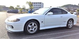 ★Stage21/セレブリップ★[特価/未使用]S15 シルビア（純正OPバンパー装着可）用FRP製エアロフロントリップスポイラー TYPE2 ［D/S15B］