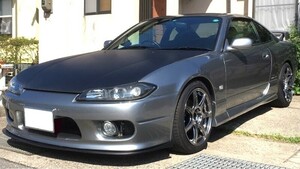 ★Stage21/セレブリップ★[新品/黒塗装済み]S15 シルビア 用FRP製エアロフロントリップスポイラー TYPE1 ［D/S15A］