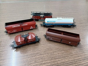 メルクリン80～90年代貨物列車4612、4691、4760、4724、4746 Marklin 交流3線式