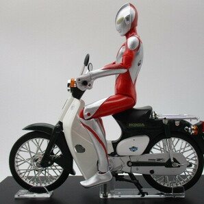 1/12完成品バイクシリーズ ホンダスーパーカブ50（ブルー）ウルトラアクションフィギュア（シン・ウルトラ）未使用・保管品の画像2