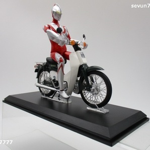 1/12完成品バイクシリーズ ホンダスーパーカブ50（ブルー）ウルトラアクションフィギュア（シン・ウルトラ）未使用・保管品の画像4