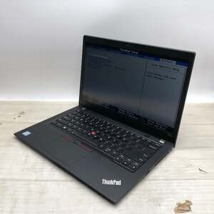 【難あり】 Lenovo ThinkPad T480s 20L8-S17J1F Core i7 8650U 1.90GHz/16GB/なし 〔A0603〕