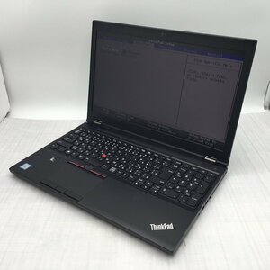 Lenovo ThinkPad P51 20HJ-S55Q1S Intel Xeon E3-1535M v6 3.10GHz/16GB/なし 〔B0606〕