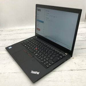 Lenovo ThinkPad T490s 20NY-S1T929 Core i7 8665U 1.90GHz/16GB/なし 〔B0604〕