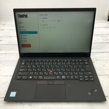 Lenovo ThinkPad X1 Carbon 20QE-S1NX1D Core i7 8665U 1.90GHz/16GB/256GB(NVMe) 〔C0311〕_画像2