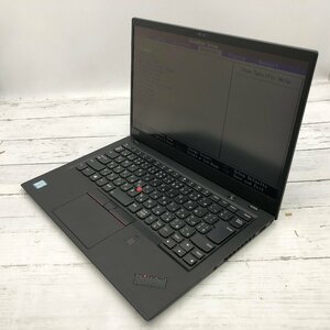 Lenovo ThinkPad X1 Carbon 20KG-S9SA1S Core i7 8650U 1.90GHz/16GB/256GB(NVMe) 〔C0403〕