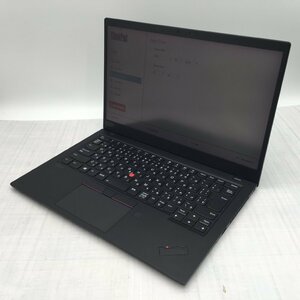 Lenovo ThinkPad X1 Carbon 20QE-S1NX1D Core i7 8665U 1.90GHz/16GB/256GB(NVMe) 〔B0528〕