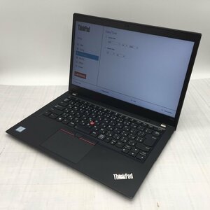Lenovo ThinkPad T490s 20NY-S1T929 Core i7 8665U 1.90GHz/16GB/なし 〔B0513〕