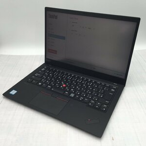 Lenovo ThinkPad X1 Carbon 20QE-S1NX1D Core i7 8665U 1.90GHz/16GB/256GB(NVMe) 〔B0710〕