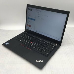 【難あり】 Lenovo ThinkPad T490s 20NY-S1T929 Core i7 8665U 1.90GHz/16GB/なし 〔B0522〕