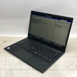 Lenovo ThinkPad X1 Carbon 20KG-S8GB2U Core i7 8650U 1.90GHz/16GB/512GB(NVMe) 〔A0219〕