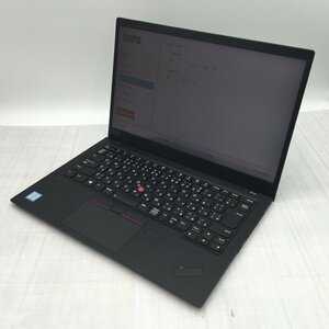 Lenovo ThinkPad X1 Carbon 20QE-S1NX1D Core i7 8665U 1.90GHz/16GB/256GB(NVMe) 〔B0529〕