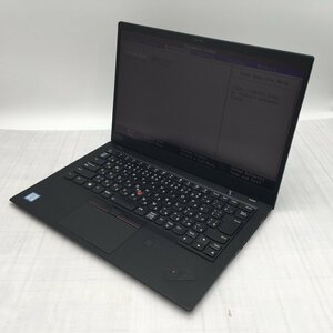 Lenovo ThinkPad X1 Carbon 20KG-S9SA1S Core i7 8650U 1.90GHz/16GB/256GB(NVMe) 〔B0510〕