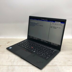 Lenovo ThinkPad X1 Carbon 20KG-S8GB2U Core i7 8650U 1.90GHz/16GB/512GB(NVMe) 〔A0202〕