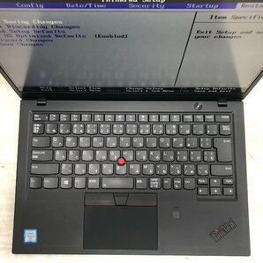 Lenovo ThinkPad X1 Carbon 20KG-S8GB2U Core i7 8650U 1.90GHz/16GB/512GB(NVMe) 〔A0227〕の画像3
