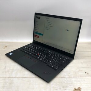 Lenovo ThinkPad X1 Carbon 20QE-S3260H Core i7 8665U 1.90GHz/16GB/512GB(NVMe) 〔A0114〕の画像1