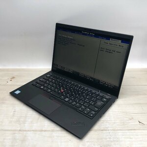 Lenovo ThinkPad X1 Carbon 20KG-S8GB2U Core i7 8650U 1.90GHz/16GB/512GB(NVMe) 〔A0332〕