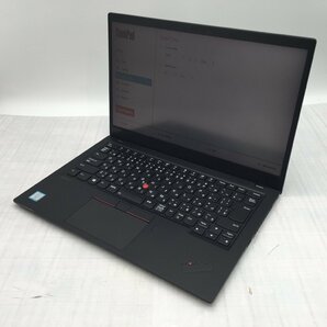 Lenovo ThinkPad X1 Carbon 20QE-S1NX1D Core i7 8665U 1.90GHz/16GB/256GB(NVMe) 〔B0523〕の画像1