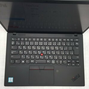 Lenovo ThinkPad X1 Carbon 20QE-S1NX1D Core i7 8665U 1.90GHz/16GB/256GB(NVMe) 〔B0531〕の画像3