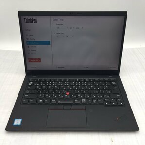 Lenovo ThinkPad X1 Carbon 20QE-S1NX1D Core i7 8665U 1.90GHz/16GB/256GB(NVMe) 〔B0624〕の画像2