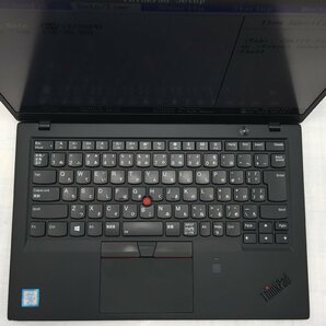 Lenovo ThinkPad X1 Carbon 20KG-S9SA1S Core i7 8650U 1.90GHz/16GB/256GB(NVMe) 〔B0615〕の画像3