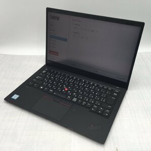 Lenovo ThinkPad X1 Carbon 20QE-S1NX1D Core i7 8665U 1.90GHz/16GB/256GB(NVMe) 〔B0620〕の画像1