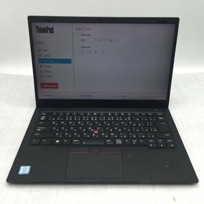 Lenovo ThinkPad X1 Carbon 20QE-S1NX1D Core i7 8665U 1.90GHz/16GB/256GB(NVMe) 〔B0620〕の画像2