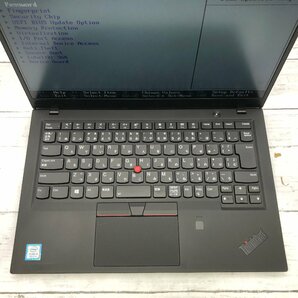 Lenovo ThinkPad X1 Carbon 20KG-SBXL00 Core i5 8250U 1.60GHz/8GB/256GB(NVMe) 〔C0326〕の画像3